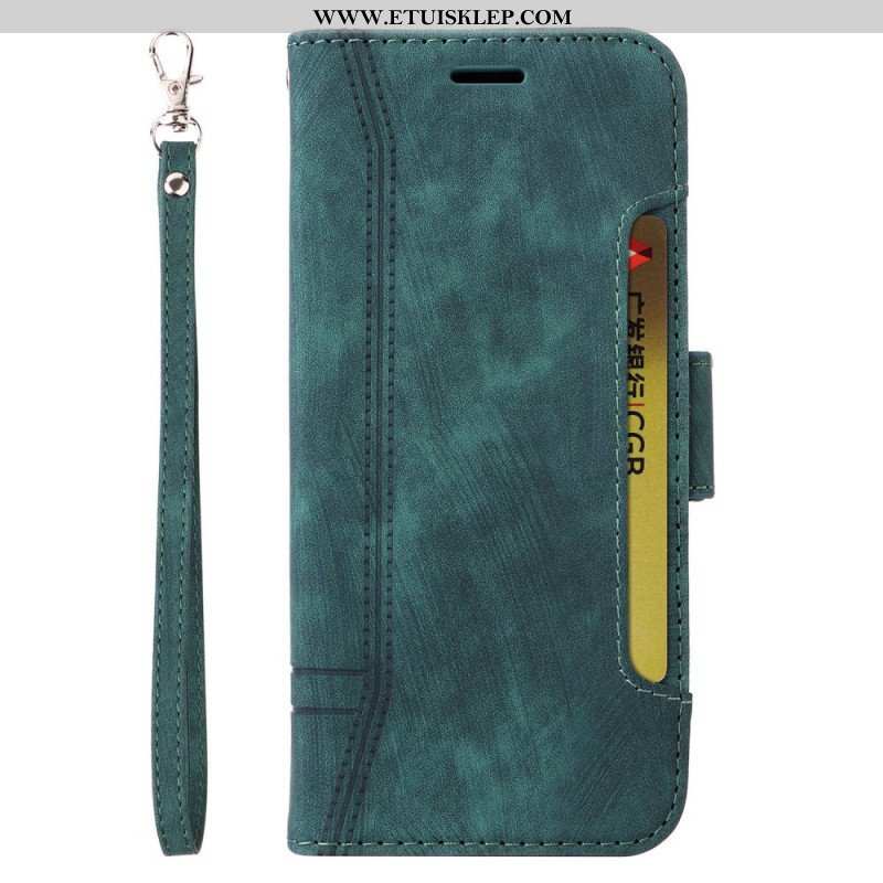 Etui Folio do Vivo Y16 Betopnice Przednie Etui Na Karty